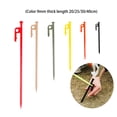 thumbnail image 3 of ZPAQI 4 Pcs Lengthen Steel Tent Stakes Heavy Duty Beach Tent Peg Canopies Stakes, 3 of 20