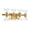 thumbnail image 4 of Warm Brass LED Bathroom Vanity from the Bennington Collection, 4 of 5