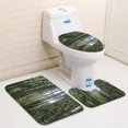 thumbnail image 1 of ABPHQTO Selva tropical en Columbia Británica, Canadá Juego de alfombras de baño de 3 piezas Alfombra de baño Alfombra de contorno y tapa de inodoro, 1 of 2