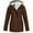 winter coats for women 03Brown, variant on ZVAVZ clearance Womens Winter Jacket Long,Womens Plus Size Fleece Lined Rain Jackets Waterproof with Hood Windbreaker Outerwear Outdoor Hooded Trench Coats,Womens Winter Jacket