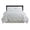 White, variant on -Decorative Pinch Pleat California King 4PC Comforter Set, Aqua