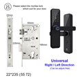 thumbnail image 2 of Tuya Door Locks Biometric Fingerprint Locker Hotel Smart Entry Home Handle App Unlock Digital Intelligent Lock ,More Secure, 2 of 7