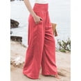 thumbnail image 3 of Pantalones Palazzo de para Mujer Naranja M, 3 of 8
