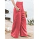 thumbnail image 3 of Pantalones Palazzo de para Mujer Naranja M, 3 of 8