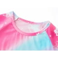 thumbnail image 2 of Beezizac Trendy Pretty Unicorn Pajamas for Little/Teen Girls 2-Piece Soft Tee & Shorts PJ Jammies Set Size 6, 2 of 7