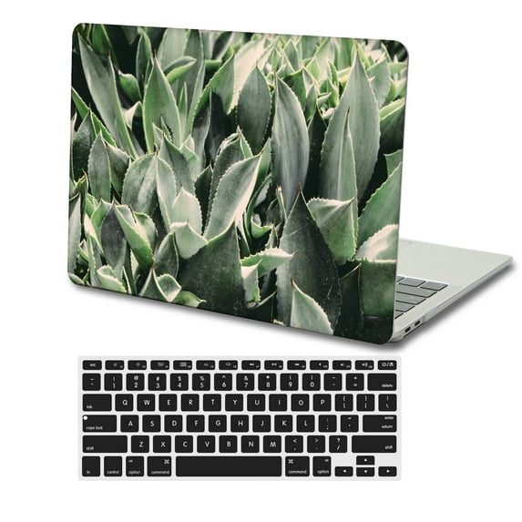 KSK KAISHEK Hard Case Shell Cover for 2015 - 2012 Released MacBook Pro 13" with Retina Display No Touch No CD-ROM + Black Keyboard Cover Model: A1425 A1502 Plants series 0761