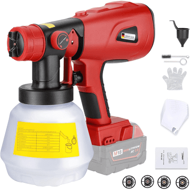 Cordless Paint Sprayer for Milwaukee M.18 18V Battery Wireless Paint Spray Gun