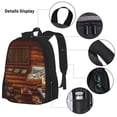 thumbnail image 3 of Fotbe Log Cabin Inside Set Escolar 3 en 1 para Niños - Mochila Duradera con Lonchera Aislante y Estuche para Lápices - Mochila Escolar para Niños y Niñas, 3 of 7