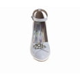 thumbnail image 4 of Badgley Mischka Girls Low Heeled Dress Pumps. (Little Kids Big Kids)White, Size: 11, 4 of 7