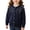 Blue, variant on Girls Knit Cardigan Round Neck Button Down Open Front Long Sleeve Sweater Jacket Stylish Rhinestone Casual Cardigan Sweater