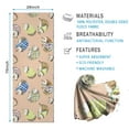 thumbnail image 2 of Cute Hedgehog Pattern Hot Yoga Mat Towel Non Slip for Hot Yoga - Quick-Drying Yoga Mat Cover with 4 Corner Pockets with Travel Bag - Hot Yoga Towel Non Slip 74"x26", 2 of 6