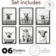 thumbnail image 4 of 97 Decor Funny Highland Cow Bathroom Decor Wall Art Print Farmhouse Poster, 4 of 6
