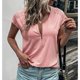thumbnail image 1 of Camisa de encaje con cremallera NikouMX Manga Corta Mujer, 1 of 6