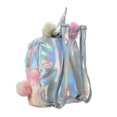 thumbnail image 2 of Mini Mochila De Unicornio De Felpa, Mochilas Escolares De Jardín De Infantes para Niños De Unicornio, Mochila Escolar para Bebés, Mochila De Felpa, Mochila Escolar Suave Y Linda De Arco Iris, 2 of 3