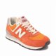 thumbnail image 1 of New Balance 574 U574RCB Sneakers Men's US 11 Orange Suede Lifestyle Shoes TF931, 1 of 6