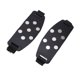thumbnail image 1 of par de empuñaduras antideslizantes para zapatos de hielo con 7 dientes, tacos de tracción para caminar, empuñaduras para zapatos de nieve para exteriores, esquí, senderismo, pesca y escalada, 1 of 8