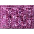 thumbnail image 1 of Ahgly Company Indoor Rectangle Persian Purple Traditional Area Rugs, 6' x 9', 1 of 4