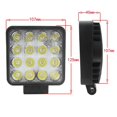 thumbnail image 4 of 4X 48W 6000k LED Spot Beam Square Luces de Trabajo de la Lampara del Tractor del Camion 4WD SUV 12V 24V, 4 of 5