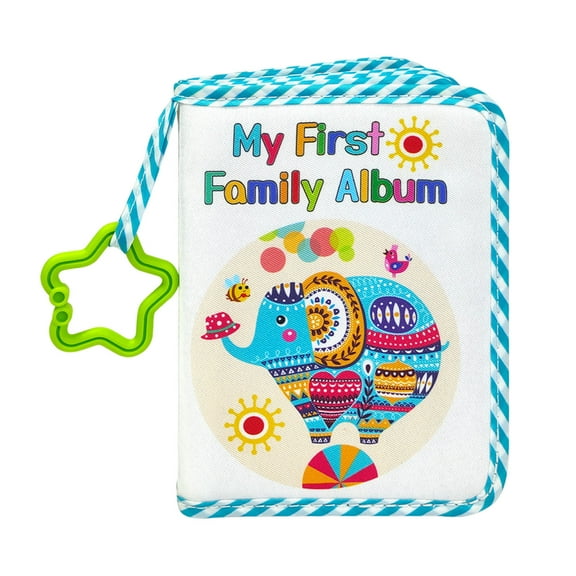 Luoshdecor Photo Album Soft Cloth Photo Book First Year Memory Album,Cartoon Memory Album Gift for New Friends,Holds 4x6 Inch Photos. 6.3x7.5
