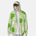 thumbnail image 3 of Picia St Patrick's Day11 Women's Men's UPF 50+ Sun Protection Hoodie Shirt Long Sleeve SPF Fishing Outdoor UV Hiking Lightweight Shirts-3X-Large, 3 of 9