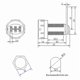 thumbnail image 2 of Code Lock Coded Drawer Cabinet Lock Digital Mechanical Zinc Alloy 3-Digit, 2 of 4