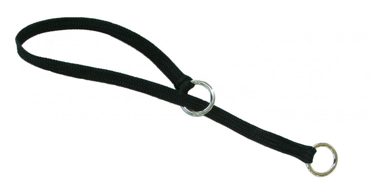 Resco AmericanMade Braided Choke Collar for Dogs, 22", Black