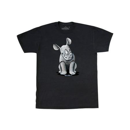 Rhino Soft Top - Curious Rhinos T-Shirt - KiniArt