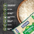 thumbnail image 5 of GOYA Thai Jasmine Rice, 5 lb Bag, Fat-Free, Low Sodium, Gluten Free, 5 of 6