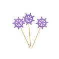 thumbnail image 3 of Darling Souvenir, Ship Wheel Cupcake Toppers, Beach Wedding Party Dessert Decorations - Pack Of 40, 3 of 3