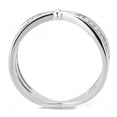 thumbnail image 3 of High polished (no plating) Stainless Steel Ring with AAA Grade CZ in Clear for Women Style DA239, 3 of 5