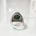 thumbnail image 7 of Malachite Mans Ring, Natural Green Malachite, Spiritual, Silver Jewelry, 925 Silver Ring, Birthday Gift, Heavy Mens Ring, Arabic Design, Ottoman Style Ring, Christmas, Turkey Mens Signet Ring, 7 of 7