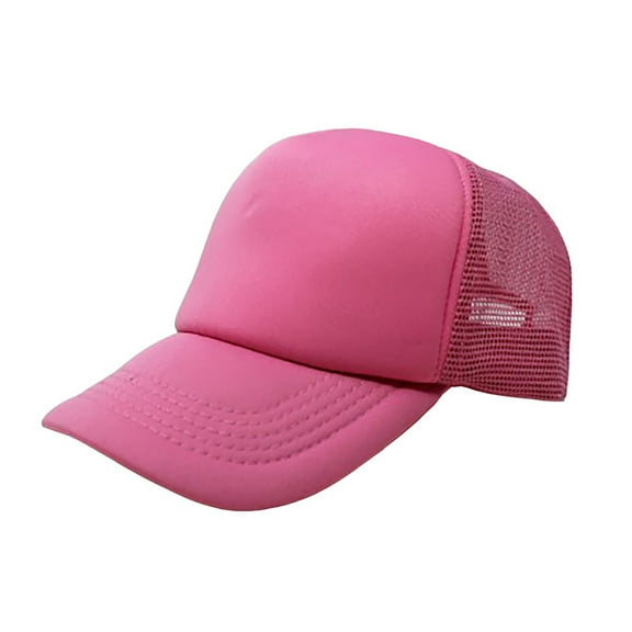 Pack of 3 Mechaly Trucker Hat Adjustable Cap (Pink)