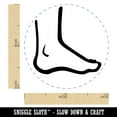 thumbnail image 2 of Human Foot Feet Anatomy Body Part Self-Inking Rubber Stamp Ink Stamper - Red Ink - Mini 1/2 Inch, 2 of 7