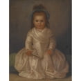 thumbnail image 3 of Agustín Esteve y Marques 15x18 Black Modern Framed Museum Art Print Titled - Portrait of a Little Girl (1788), 3 of 5