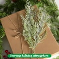 thumbnail image 5 of 50 Pcs Christmas Snow Frosted Pine Branches- 13.5" Snowy Artificial Pine Needles Branches Twigs- Greenery Ceder Sprigs Pine Picks Stems for Christmas Wreath Home Garden Decoration, 5 of 5