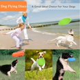 thumbnail image 2 of Frisbee de goma suave interactivo y liviano para perros, 3 piezas, juguetes para perros pequeños y grandes, flota en el agua, seguro para los dientes, 7 pulgadas (aprox. 17,8 cm)., 2 of 5