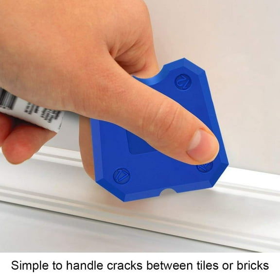 UKLL-Silicone Caulking Tools, Plastic Sealant Spreader Caulking Scraper Glass Glue Finishing Tool Kit for Bathroom Kitchen Sealing Hand Caulk Remover