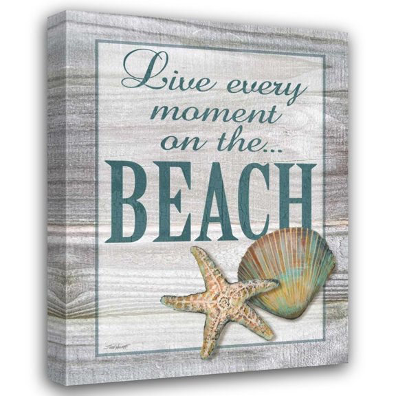 Todd Williams 15x18 Gallery Wrapped Canvas Wall Art Titled - Live Every Moment