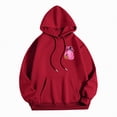 thumbnail image 6 of Towmus Halloween Ghost Hooded Sweatshirts for Women Funny Graphic Long Sleeve Teen Girls Oversized Hoodies Sweatshirt Casual Pullover Tops, 6 of 8
