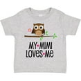thumbnail image 3 of Inktastic My Mimi Loves Me Girls Owl Girls Toddler T-Shirt, 3 of 5