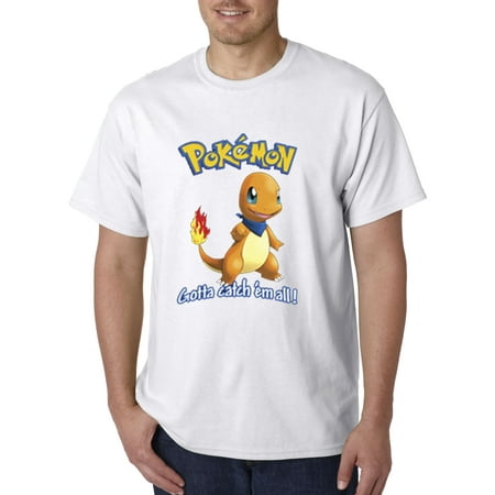 Pokemon T-shirt Tee - 560 - Unisex T-Shirt Pokemon Go Gotta Catch 'Em All Charmander