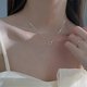 thumbnail image 5 of Collar shaofei con Incrustaciones de diamantes de imitación ajustable 40 cm Cobre Mujeres, 5 of 5