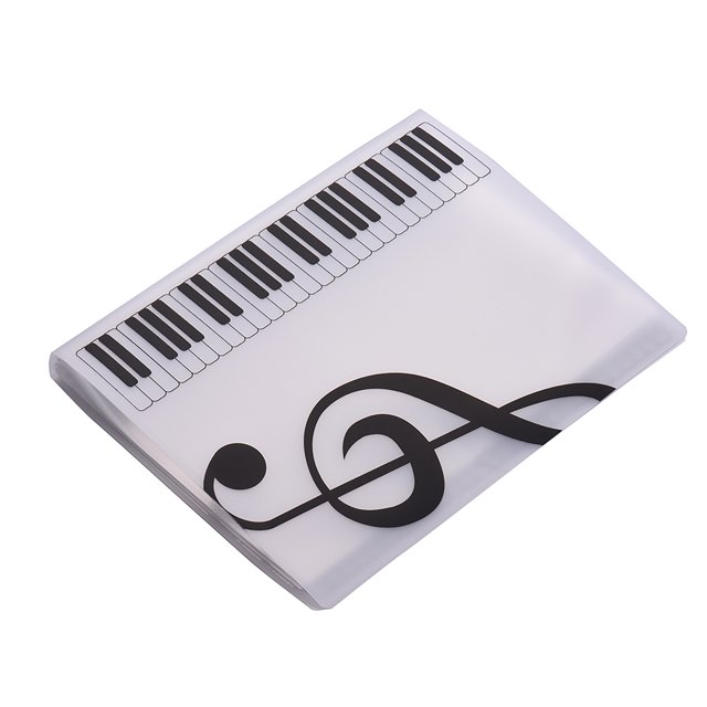A4 Size Sheet Music Paper Notes File Organizer Folder Holder 40 Pockets