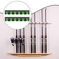thumbnail image 6 of Fishing Rod Rack Fishing Pole Holder Storage Stand Holds 6 Rods Horizontally for Garage Boat and Home Organization, 6 of 9