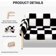 thumbnail image 5 of Cat Couch Bed, Pet Sofa for Indoor Cats Wooden Indoor Elevated Cat Beds with Removable Mattress Cover Suitable for Kitty, Puppy or Small Animal (Chessboard, Medium), 5 of 18