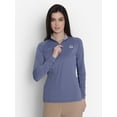 thumbnail image 2 of Lettia EquiFine Ladies Long Sleeve Sun Shirt- Slate- X-Small, 2 of 5