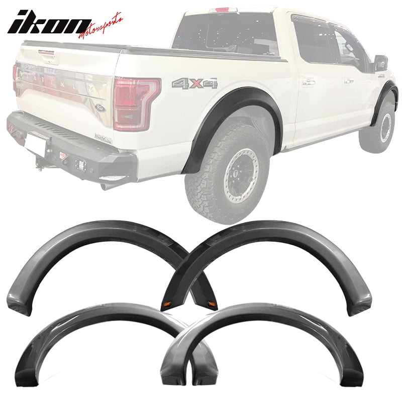 Compatible with 1517 Ford F150 F150 New Raptor Style Fender Flares