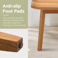 Sophia & William Shower Bench Stool Seat Waterproof, Spa, Bath Chair