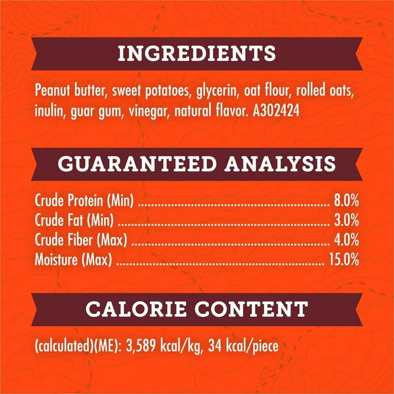 Zuke's Adventure Bites Peanut Butter & Oats Soft Dog Treats photo 5