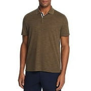 Michael Kors OLIVE Slub-Knit Classic Fit Polo Shirt, US 2X-Large